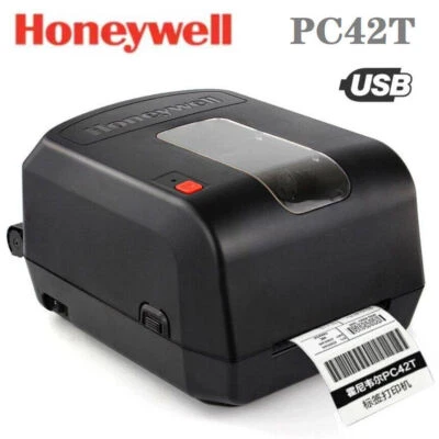 Honeywell PC42T USB Desktop Digital Thermal Barcode Label Printer PC42TSC10011 - Image 1 of 4