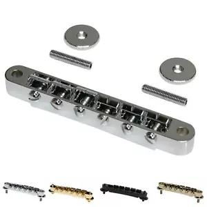 Gotoh ABR-1 Saddle Bridge Titanium Saddles for Gibson Les Paul SG ES Dot - Picture 1 of 12