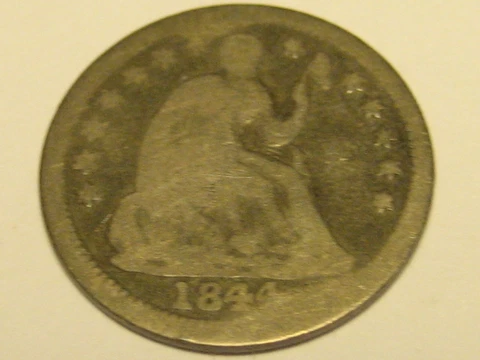 1844-O Large O Seated Liberty Half Dime RARE LOW MINTAGE 220,000 All Varieties Cover