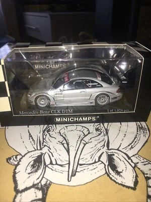 1/43 Mercedes Benz CLK cupé DTM coche de prueba Schneider / Alesi DTM 2002 Foto 1 de 4