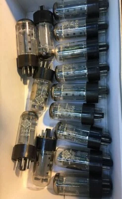 Tubo de salida de potencia de haz Telefunken 14X tipo 7561 raro amplificador octal similar a 25L6G Foto 1 de 4