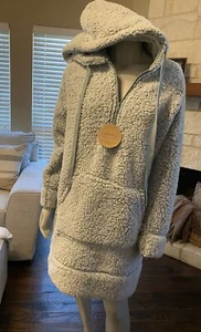 Neu Neu mit Etikett Amari Heather Berber Kapuzenliege Luxury Collection Bademantel Einheitsgröße - Bild 1 von 3