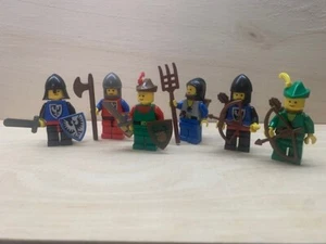 Lego Ritter Castle Supplemental Set 6103-1 Mini Figures 6 Figuren mit Forestmen - Bild 1 von 12