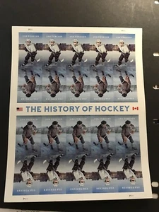 2017 49c The History of Ice Hockey, Sheet of 20 Scott# 5252-53 Mint F/VF NH-US - Picture 1 of 1