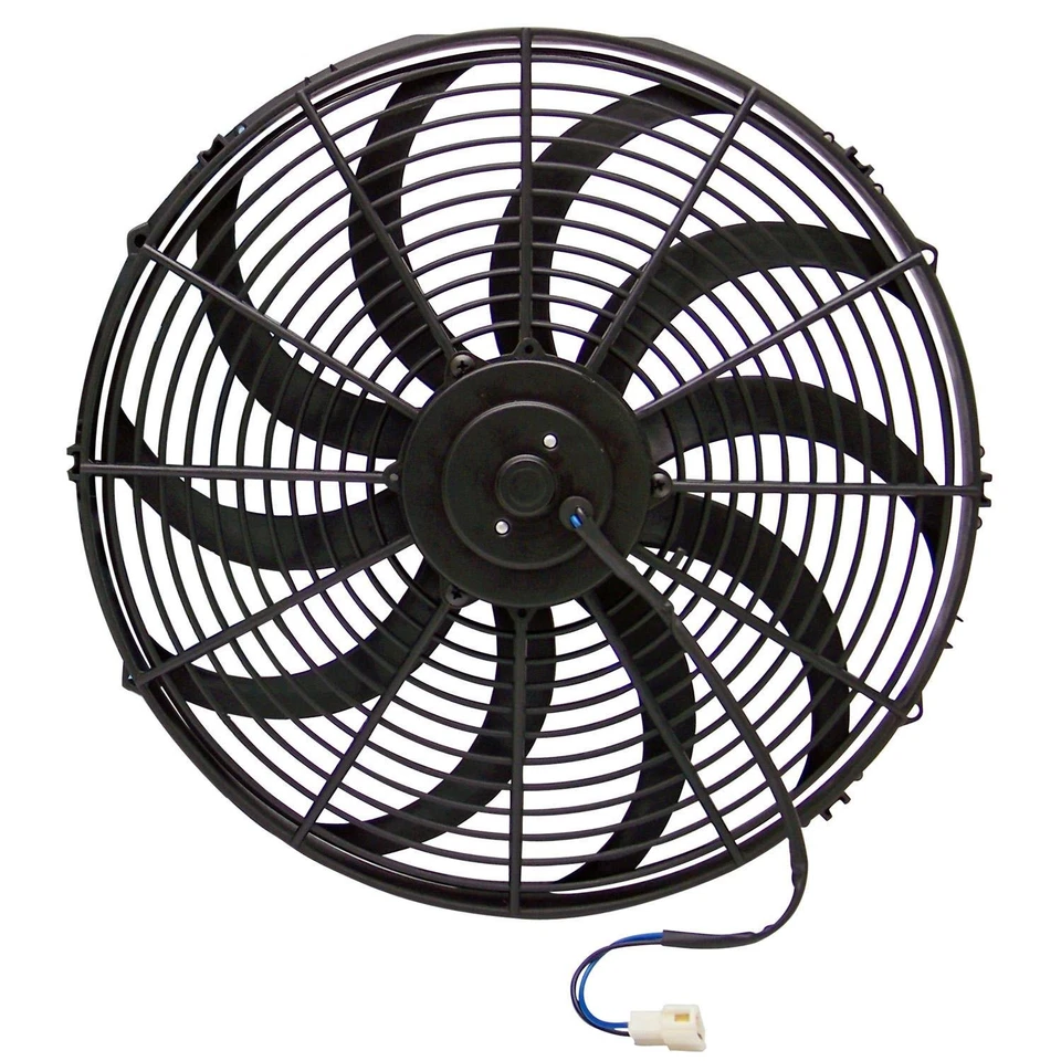 Ventilador de refrigeración radiador motor 16" 3000 CFM alto rendimiento Hot Rod GM 350 454 5.0 Foto 1 de 4