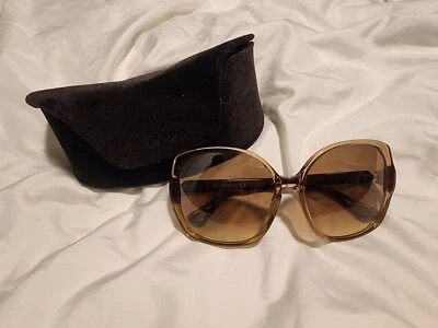 TOD'S TO 25 45G 60□15 130 Tortoise Shell   Cream Leather Women's Sunglasses - Image 1 of 4