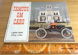 Book: FAMOUS GM CARS A General Motors Family Album * 1962 vintage * color pix - Picture 1 of 12