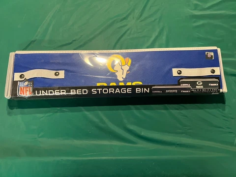 Franklin Sports NFL Team Storage Containers - Large Under Bed Cover