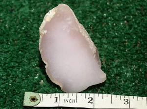 PINK /LAVANDER CHALCEDONY Faced Rough 132 Grams Lapidary High Quality - Picture 1 of 4