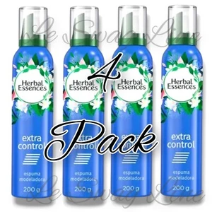 4 Pck Herbal Essences extra control modeling foam 200 ml - Picture 1 of 5
