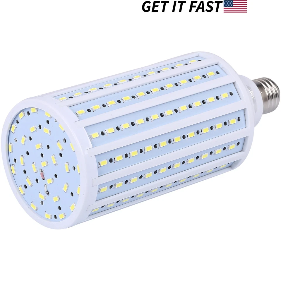 180W Equivalent LED Bulb 170-Chip Corn Light E26 3000lm 28W Cool Daylight 6000K - Image 1 of 1