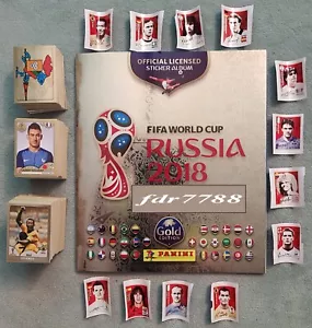 Panini FIFA World Cup 2018 Swiss Gold Edition Complete Set - Picture 1 of 2