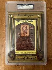 Robin Roberts 2011 Legends of the Hall Postcard Plaque PSA 10 Autograph
