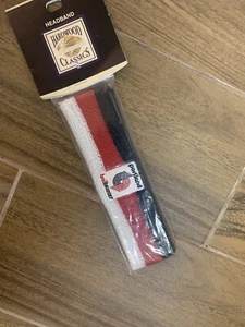 Authentic NBA Portland Trail Blazers Head Band O/S Black Red White Wallace BNWT - Picture 1 of 1