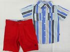 Boys English Laundry 44 Striped Casual Short Sleeve Shirt  Shorts Sizes 4 - 7