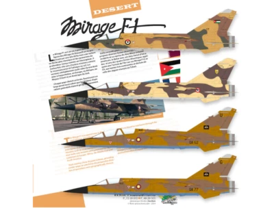 [FFSMC Productions] Desert Dassault Mirage F1 (F1C, F1EJ, F1DDA, F1EDA) - Photo 1/4
