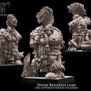 Señor Berserker Enano/Mazmorras y Dragones/El Señor de los Anillos/Avatares de la Guerra - Imagen 1 de 2