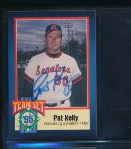1995 Team Set #30 Pat Kelly Harrisburg Senators Signed Autograph (DR31) SWSW6