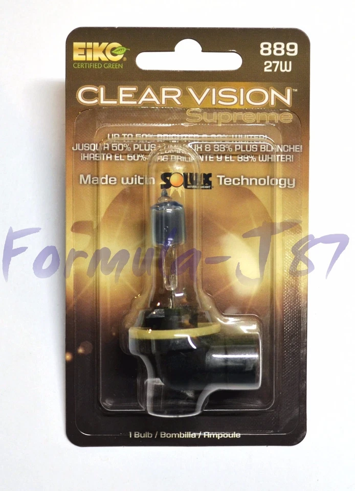 Eiko ClearVision Supreme 889 Two Bulb Light Front Turn Signal Backup Reverse - Image 1 of 4