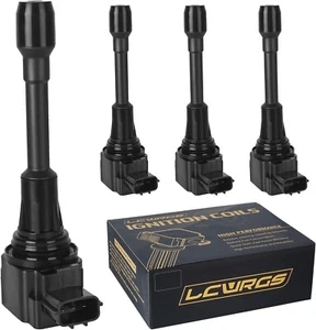 Set of 4 Ignition Coil Fits for 2.5 L4 2007-2012 Nissan Altima Sentra Rogue Vers - Picture 1 of 7