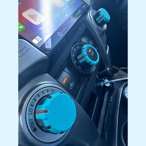 Climate Control Knob Accents for the 5th Gen Toyota 4Runner - Teal - Foto 1 di 10