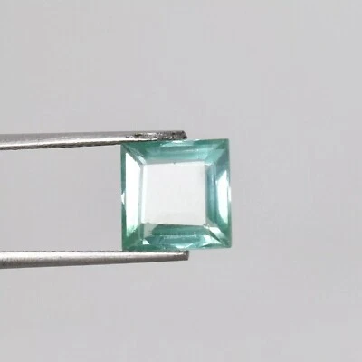 Paraiba Turmalin Cooper Lager 3,80 ct. Quadratschliff erstaunlicher loser Ede... - Bild 1 von 4