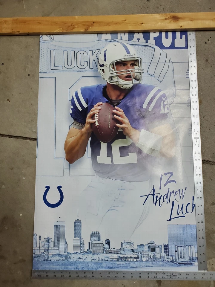 Cartel Trends International Indianapolis Colts Andrew Luck #12 2012 - 23" x 34" Foto 1 de 1
