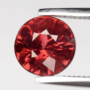 💎 Granato Rodolite Rosa Viola Naturale Brillante Tondo 1,04ct 6,3mm - Gemma - Foto 1 di 4