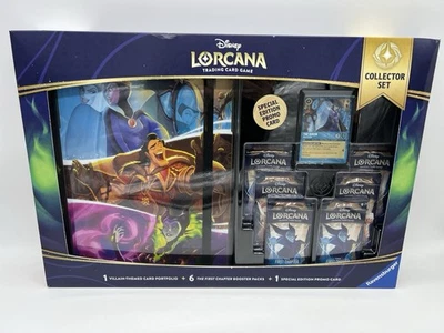 Disney Lorcana First Chapter Collector Set Bundle - 6 packs, portfolio, & promo - Image 1 of 4