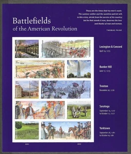 5977 MNH sheet of 10 Forever stamps - Battlefields of the American Revolution - Picture 1 of 2