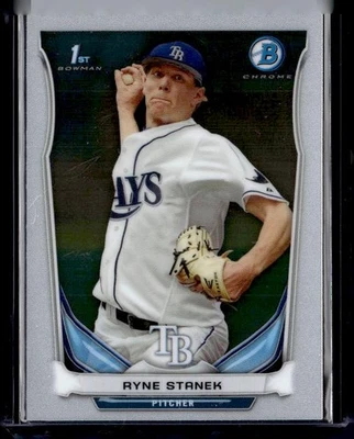 2014 Bowman #BCP84 Ryne Stanek Chrome Prospects - Image 1 of 2