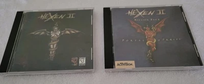PC Hexen II ('97) + Mission Pack: Portal of Praevus ('98)  + Chronicle of Deeds - Image 1 of 4