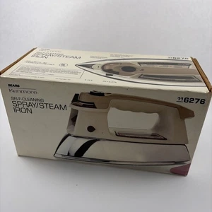 Vintage Sears Kenmore BÜGELEISEN selbstreinigender elektrischer Dampfsprühdampf - NEU - Bild 1 von 3