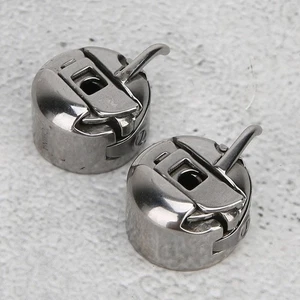 2Pcs Reverse Metal Bobbin Case Steel Bobbin Case Set  Household Machines - Picture 1 of 7