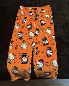 Halloween Hello Kitty Fleece Pajama Pants - Picture 1 of 2