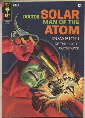Doctor Solar- Man Of The Atom:  # 18 FN/VF Robot Scorpions  Gold Key Comics SA - Image 1 of 2