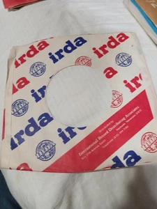 45 RPM irda RECOrd sleeve#4 FREE SHIP IN U S - Picture 1 of 1