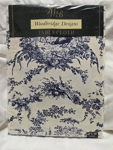 Vtg. Woodbridge Design Rooster Tablecloth 60 X 102"  Oblong - Picture 1 of 8