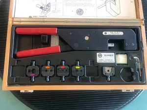 HUBER SUHNER CRIMP TOOL KIT 76 Z-0-0-15 WITH CASE - Picture 1 of 6