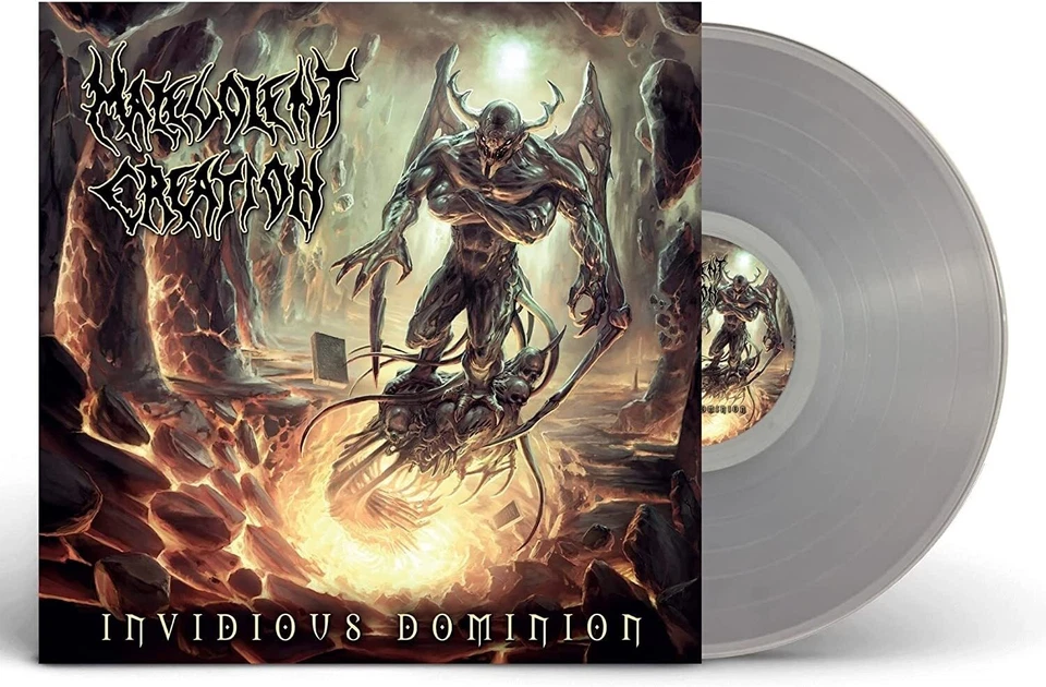 Malevolent Creation Invidious Dominion (Vinyl) 12" Album (Clear vinyl) - Image 1 of 1