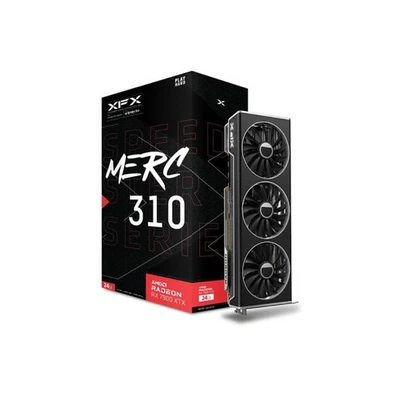 XFX Speedster MERC 310 Black Edition Radeon RX 7900 XTX 24GB GDDR6 Graphics Card - Image 1 of 4