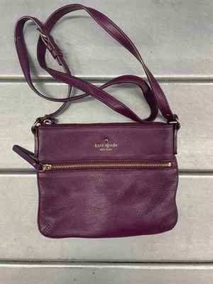 Bolso Bandolera Kate Spade Jackson Street Melisse Cuero Ciruela Foto 1 de 4