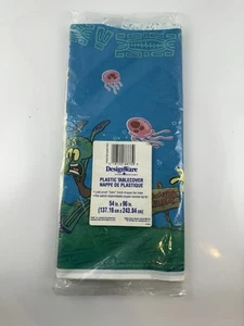 VTG SpongeBob Plastic Party Tablecloth Cover DesignWare American Greeting - Picture 1 of 2