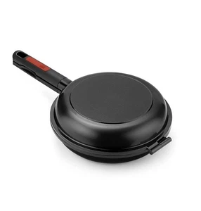 Sujetador Dupla Premiere Aluminio Fundido Doble Sartén para Tortillas, Antiadherente - 26 cm - Imagen 1 de 5