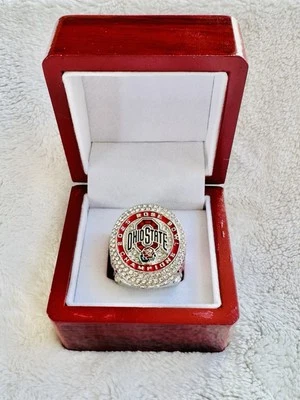 Anillo Rose Bowl Ohio State Buckeyes 2024 con caja hecho en Estados Unidos, se envía hoy Foto 1 de 4