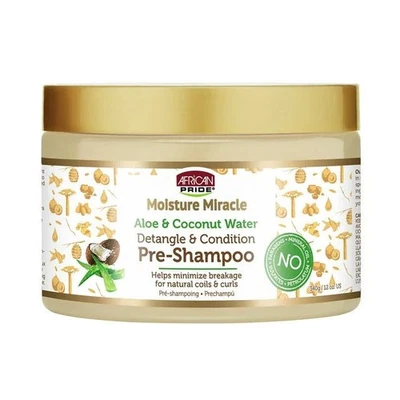 African Pride Aloe & Coconut Water Pre-Shampoo Detangle & Condition 12oz - Image 1 of 4