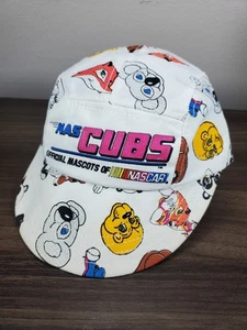 Vintage NASCUBS Kinder 5 Panel Mütze NASCAR Kappe Jugend Größe Kleinkind 1990er Maskottchen USA - Bild 1 von 11