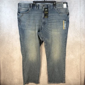 Lee Maverick Extreme Motion Jeans Men 54x32 Relaxed Straight Leg Stretch NWT - Picture 1 of 17