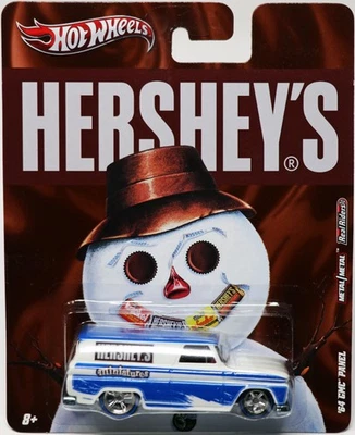 GMC Panel Hershey's Nostalgia Series V6856 1964 Hot Wheels NRFP 2011 blanco/azul Foto 1 de 3
