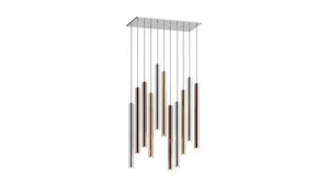 Lámpara wisząca LOYA color srebrny/złoty, miedź metal, 1 LED 4950 Lm 3000K IP20 P04 - Imagen 1 de 1